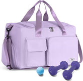 LumaHvn® Gym Bag with Shoe Compartment for Women