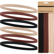 LumaHvn®  6 Pack Thin Non-Slip Sports Headbands