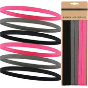 LumaHvn®  6 Pack Thin Non-Slip Sports Headbands