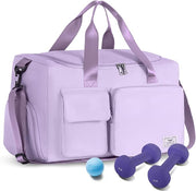 LumaHvn® Gym Bag with Shoe Compartment for Women