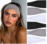 Headbands for Women Hair Bands for Women’s Hair Non Slip Women Thick Headband Stretchy Sweat Bands Headbands for Yoga Workout Every Day Basic Fashion Accessories
