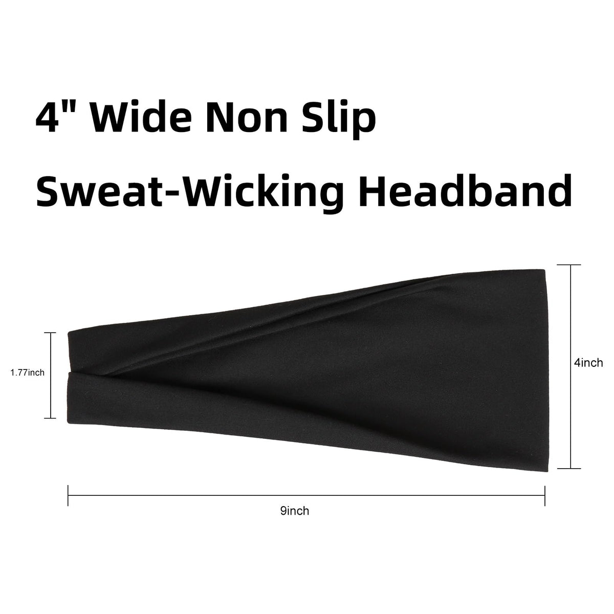 Headbands for Women Hair Bands for Women’s Hair Non Slip Women Thick Headband Stretchy Sweat Bands Headbands for Yoga Workout Every Day Basic Fashion Accessories