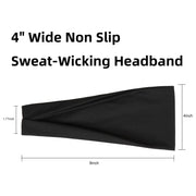 Headbands for Women Hair Bands for Women’s Hair Non Slip Women Thick Headband Stretchy Sweat Bands Headbands for Yoga Workout Every Day Basic Fashion Accessories