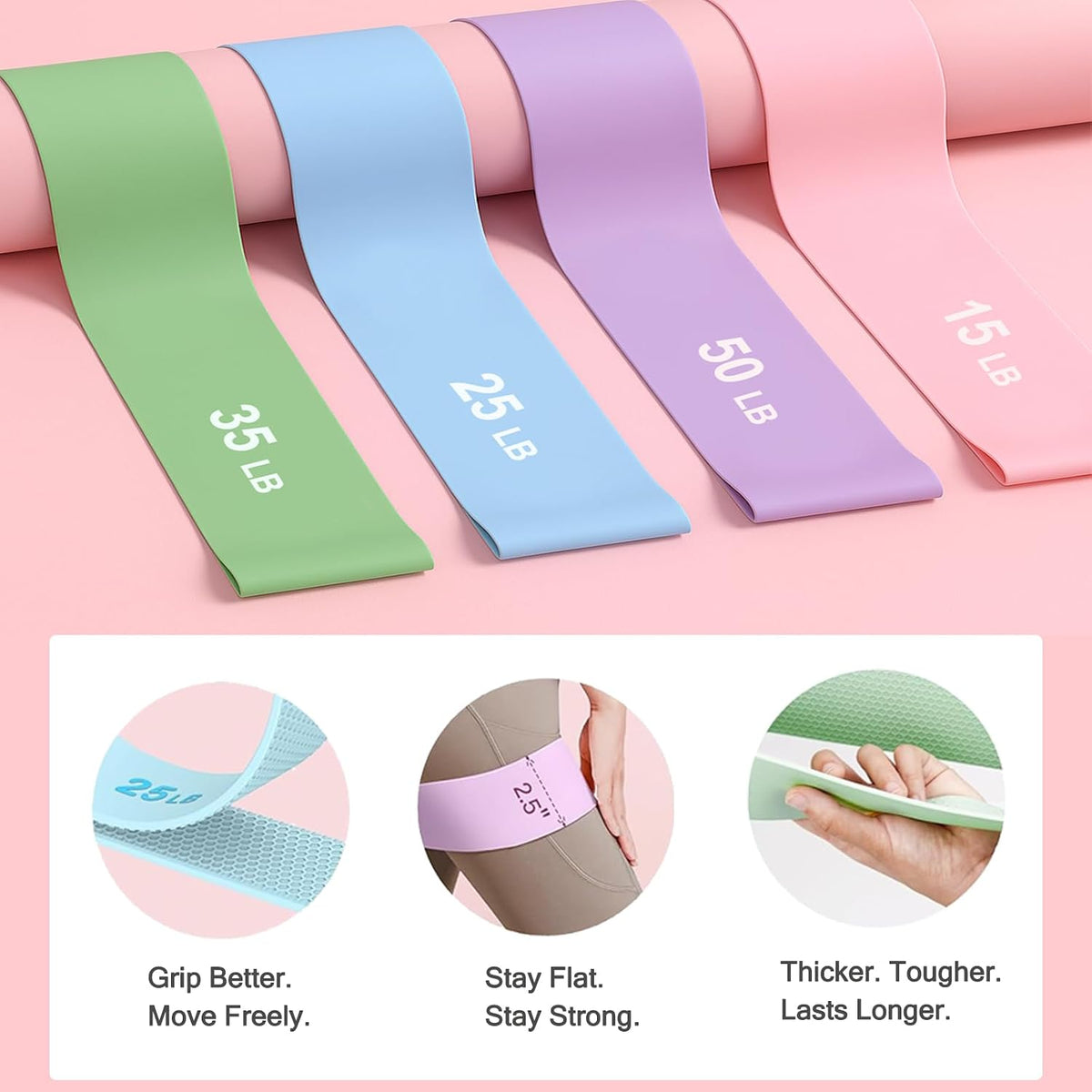 Pilates Kit for Women,Pilates Ring and Ball Set, Resistance Bands, Grip Socks & Yoga Mat Bag, Complete Pilates Essentials Starter Kit for Home Workouts, Pilates Equipment Gift Set for Beginners Pink