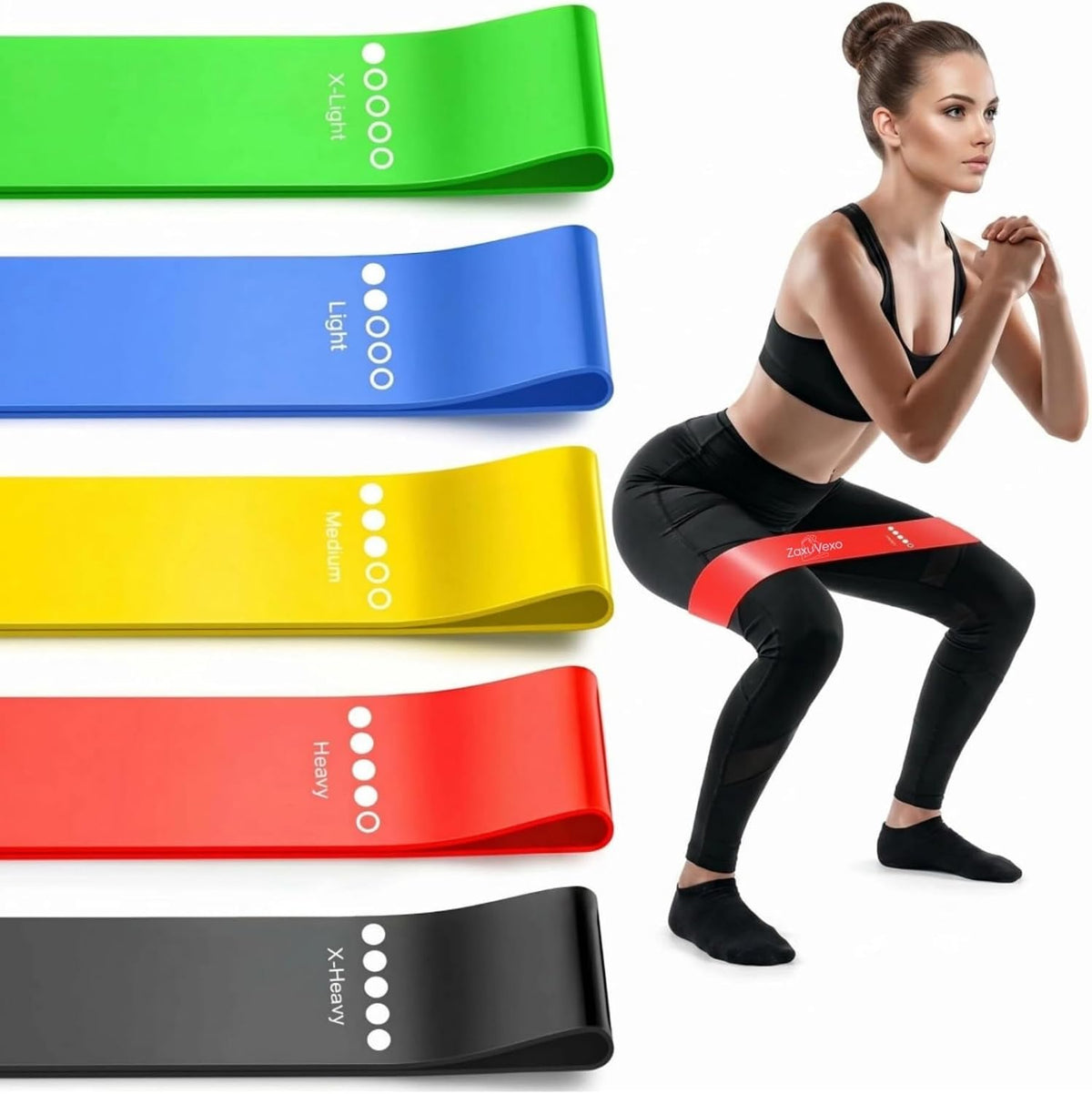 5-Pack Resistance Loop Bands – Light to Heavy