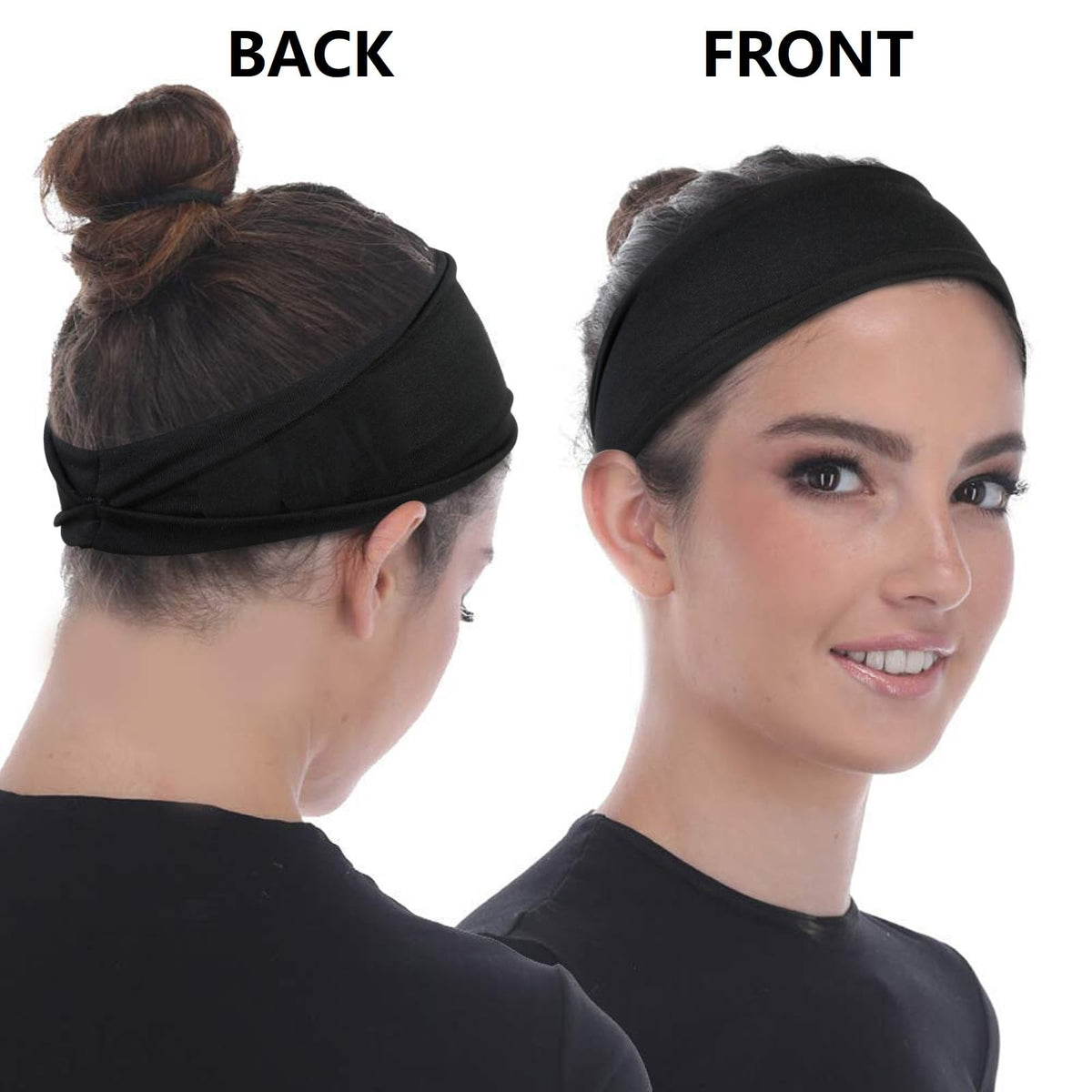 Headbands for Women Hair Bands for Women’s Hair Non Slip Women Thick Headband Stretchy Sweat Bands Headbands for Yoga Workout Every Day Basic Fashion Accessories