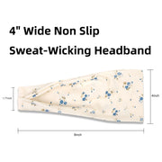 Headbands for Women Hair Bands for Women’s Hair Non Slip Women Thick Headband Stretchy Sweat Bands Headbands for Yoga Workout Every Day Basic Fashion Accessories