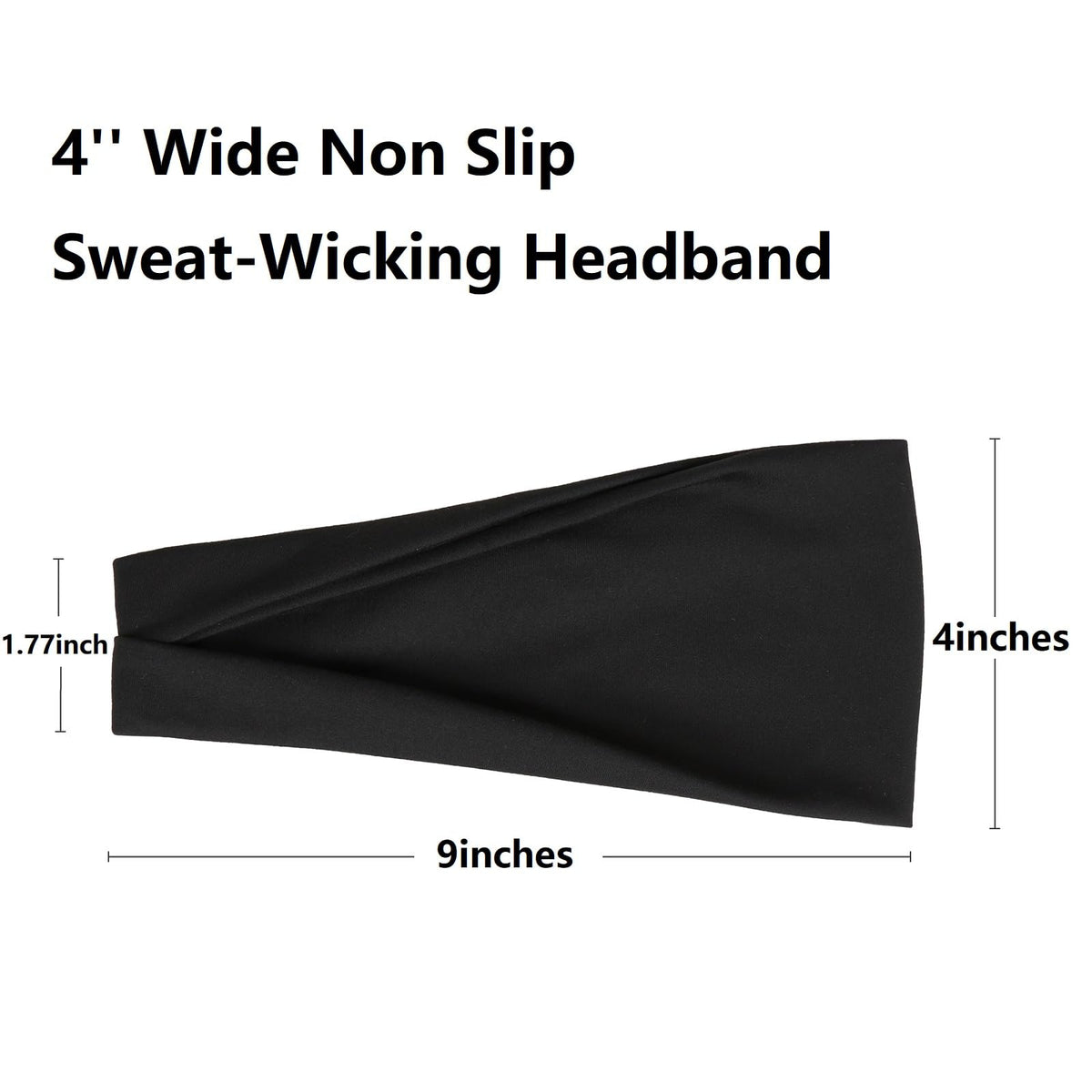 Headbands for Women Hair Bands for Women’s Hair Non Slip Women Thick Headband Stretchy Sweat Bands Headbands for Yoga Workout Every Day Basic Fashion Accessories