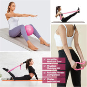 Pilates Kit for Women 13PCS, Pilates Ring Ball Resistance Bands Workout Set | Pilates equipment set for women and beginners, at home pilates kit for mat workouts, toning, stretching and strength training
