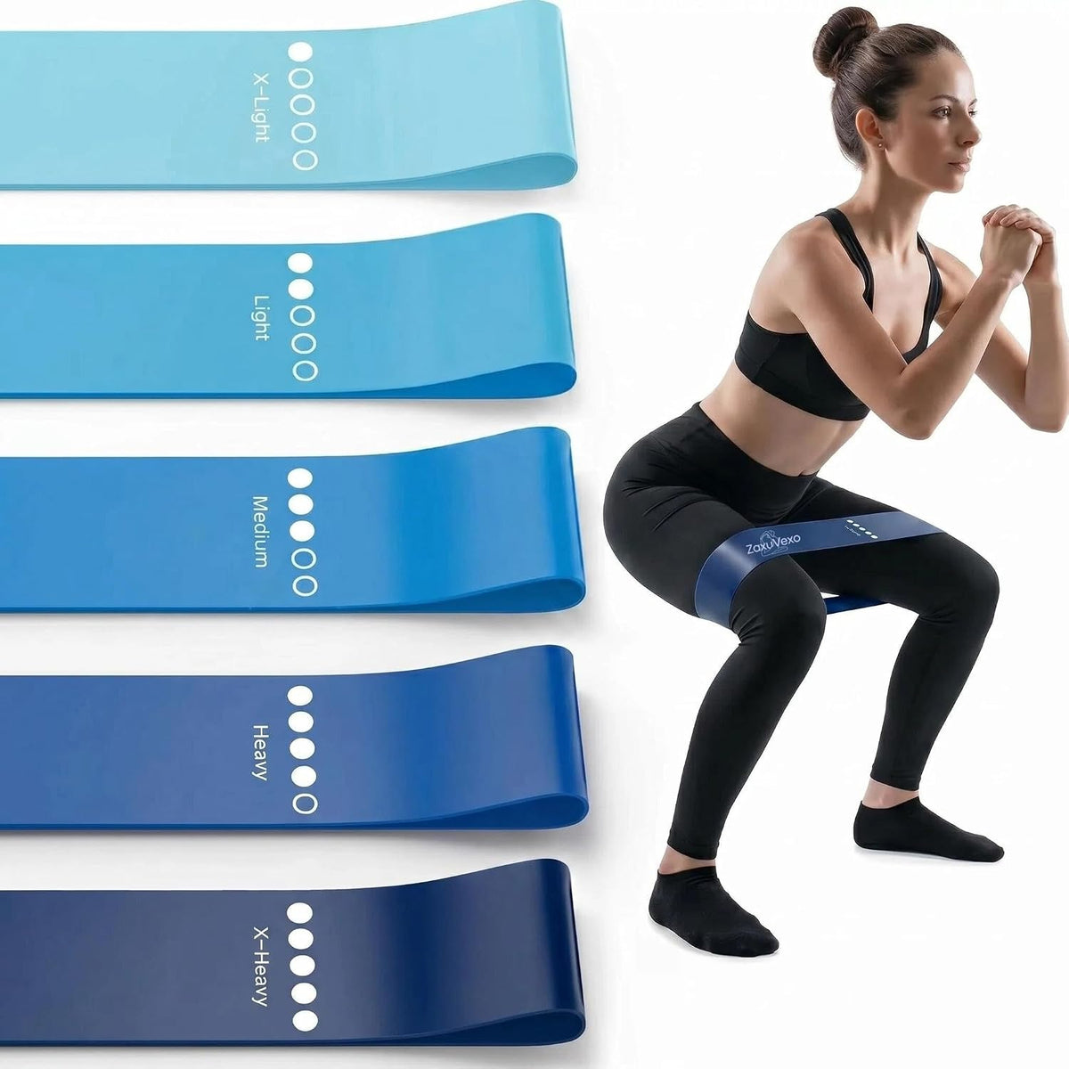 5-Pack Resistance Loop Bands – Light to Heavy