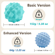 Foot Massage Ball Set for Plantar Fasciitis Relief, 2 Pack (Basic & Enhanced)