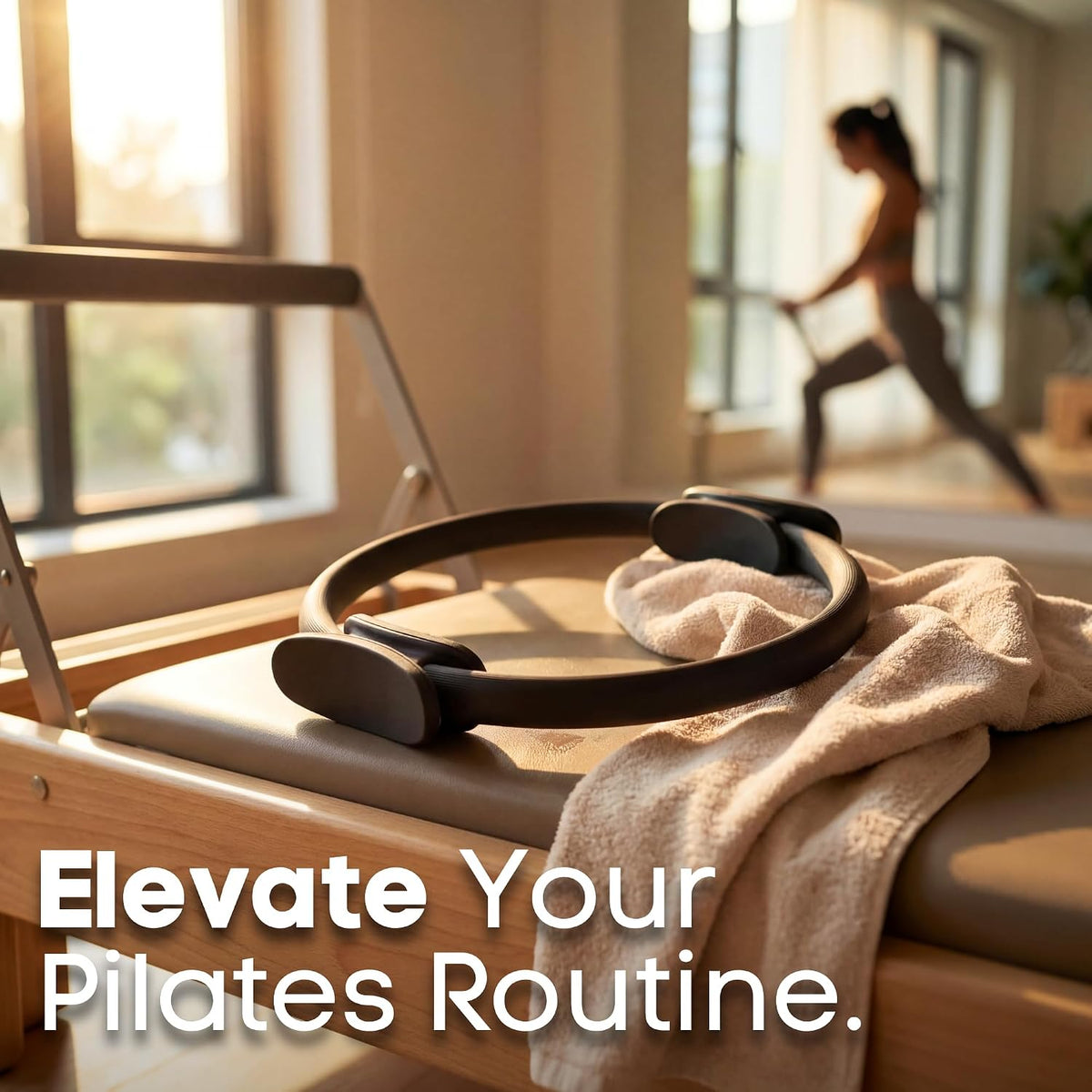LumaHvn® 12-Inch Pilates Ring with EVA Padded Handles