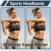 LumaHvn®  6 Pack Thin Non-Slip Sports Headbands