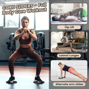 Pilates Essentials Kit for Home Workouts Women, Black Pilates Equipment Set with 9 Inch Yoga Ball, Pilates Slider, Resistance Band, yoga straps for stretching, Pilates Ring and Ball Set for Beginners