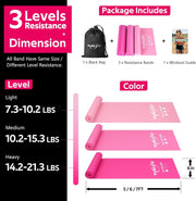 Resistance Bands for Working Out, Stretch Bands for Exercise, Yoga, Pilates