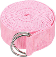 Yoga Strap for Stretching, Athletic Stretch Band with Adjustable Metal D Ring Buckle Yoga Bands