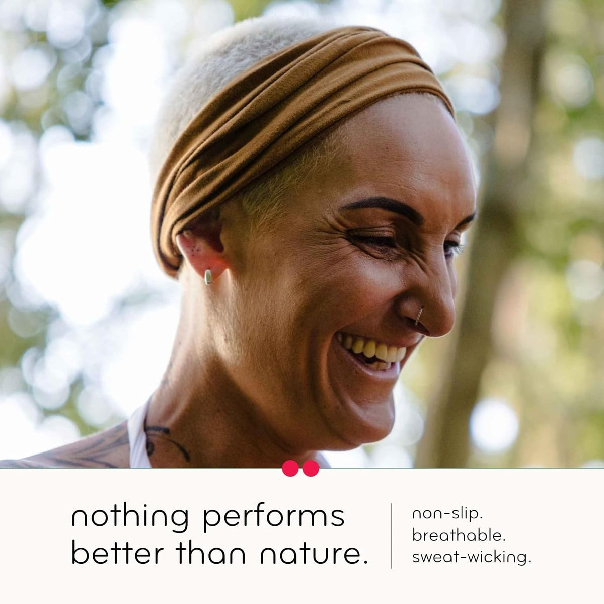 Head-Band for Men and Women - Durable, Plant-Based Hair Accessory - Versatile Sports Sweatband - Elastic Thick Sweat Band for Women & Men - Great for Running, Yoga, Exercise, etc