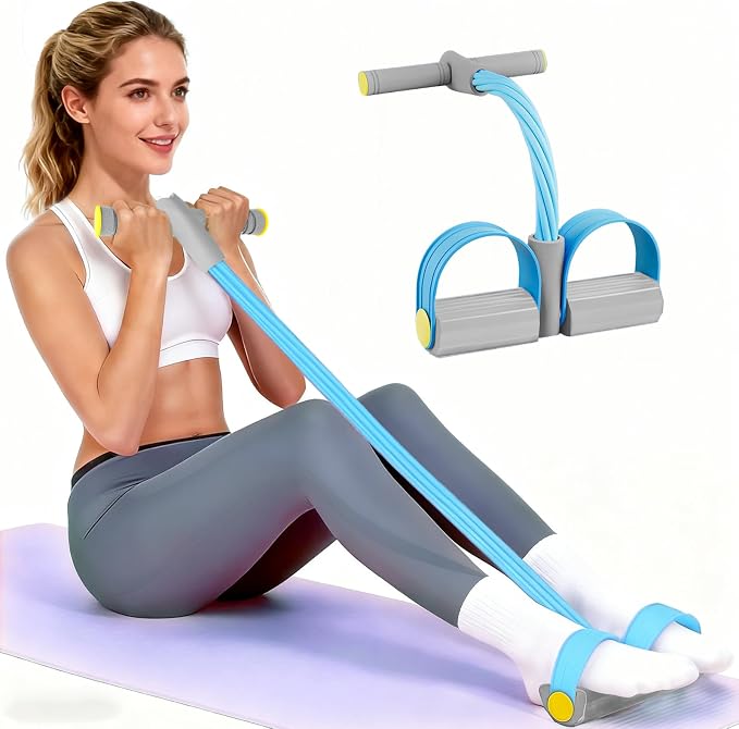 LumaHvn®  6-Tube Pedal Resistance Band with Handles