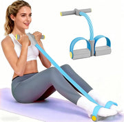 LumaHvn®  6-Tube Pedal Resistance Band with Handles