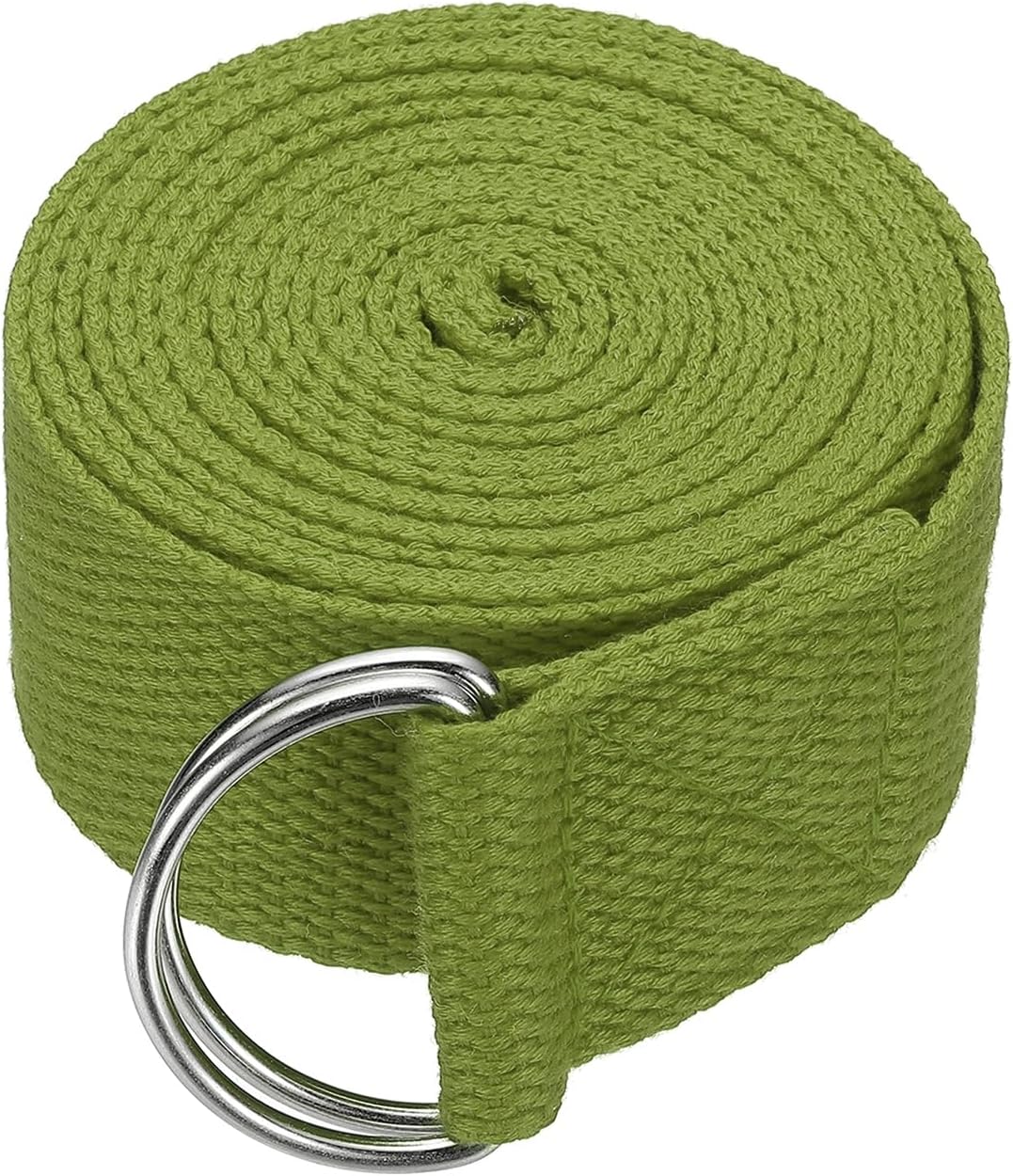 Yoga Strap for Stretching, Athletic Stretch Band with Adjustable Metal D Ring Buckle Yoga Bands