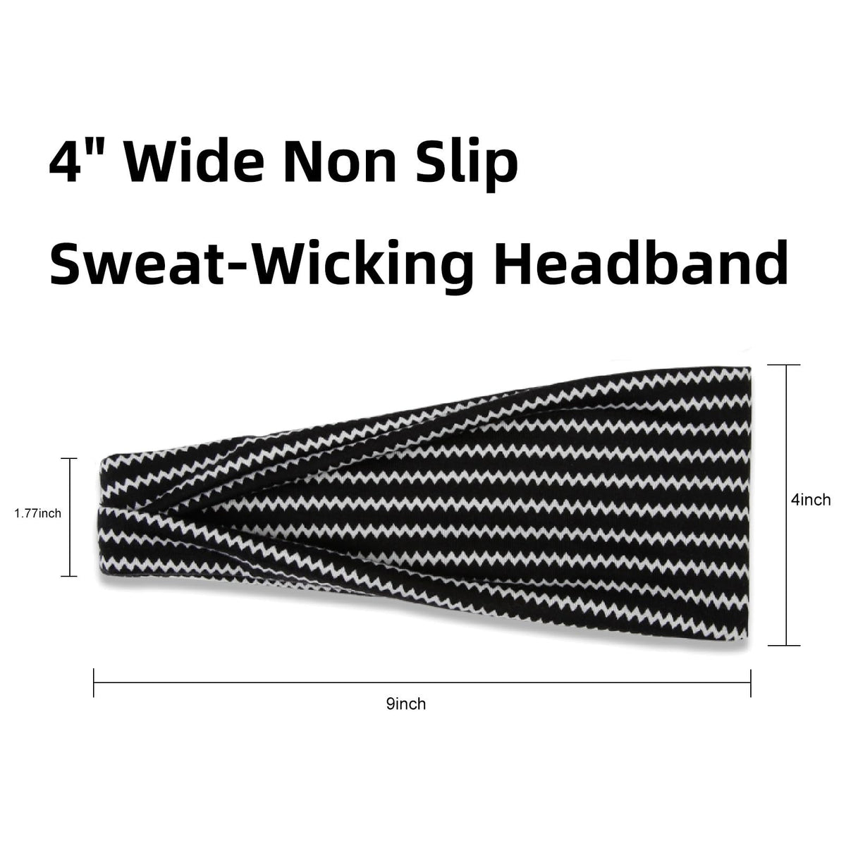 Headbands for Women Hair Bands for Women’s Hair Non Slip Women Thick Headband Stretchy Sweat Bands Headbands for Yoga Workout Every Day Basic Fashion Accessories