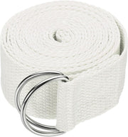 Yoga Strap for Stretching, Athletic Stretch Band with Adjustable Metal D Ring Buckle Yoga Bands