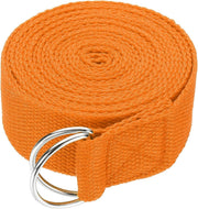Yoga Strap for Stretching, Athletic Stretch Band with Adjustable Metal D Ring Buckle Yoga Bands