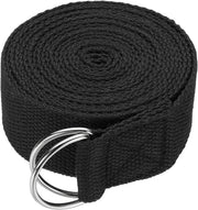 Yoga Strap for Stretching, Athletic Stretch Band with Adjustable Metal D Ring Buckle Yoga Bands