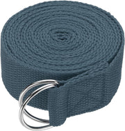 Yoga Strap for Stretching, Athletic Stretch Band with Adjustable Metal D Ring Buckle Yoga Bands
