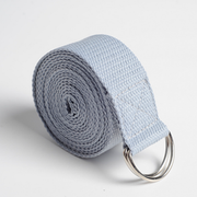 LumaHvn® 6 ft Cotton-Blend Yoga Strap with Metal D-Ring