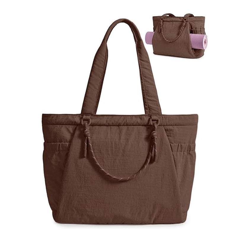 LumaHvn® Yoga Pilates Tote Bag for Women with Knotted Handle