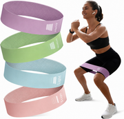 4-Pack Silicone Resistance Bands – Latex-Free & Non-Slip